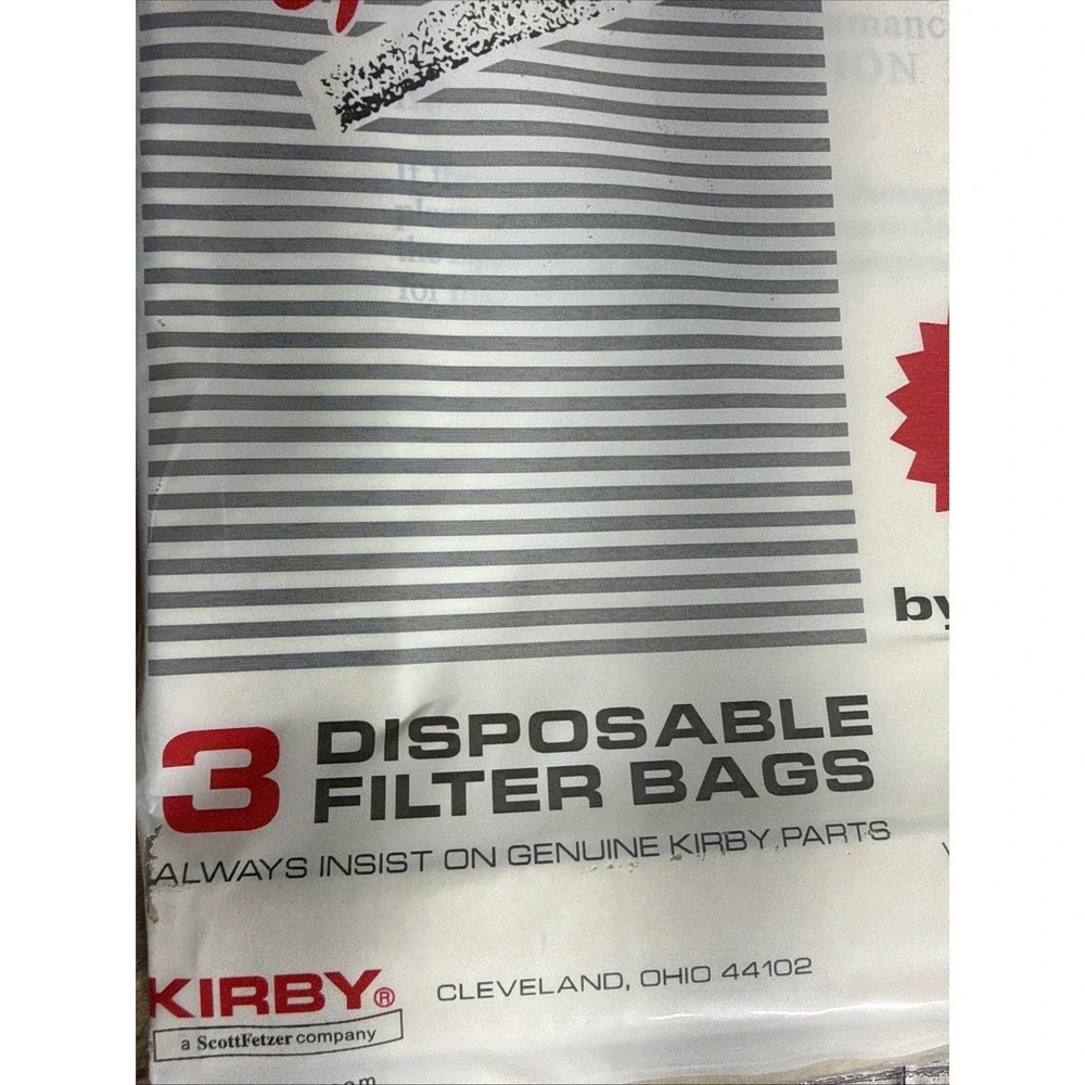 Kirby Generation 3 & Heritage Filter Bags Original #197289 2 Pks 6 Bags Total